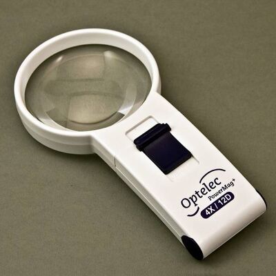Optelec PowerMag: The Best Handheld Magnifier for Low Vision 4X