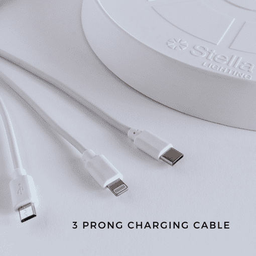 Stella GO 3 Prong Charging Cable