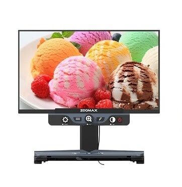 Luna HD 24 Pro showing vivid photo of colorful ice cream scoops
